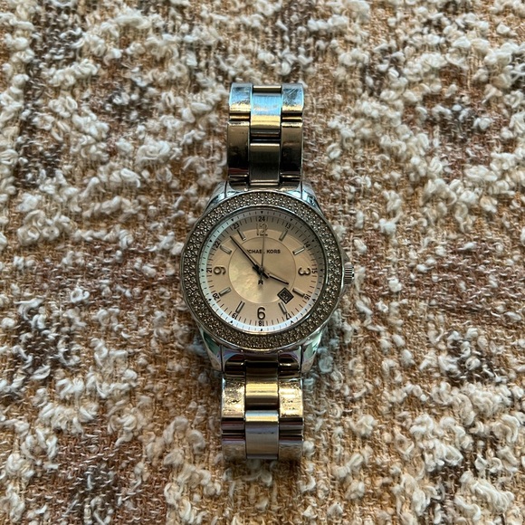 Michael Kors Silver-Tone Watch - Picture 1 of 3
